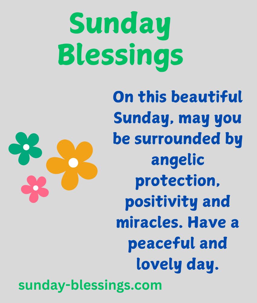 60+ Sunday Blessings Images with Quotes & Prayers 14 Blessed Sunday Images