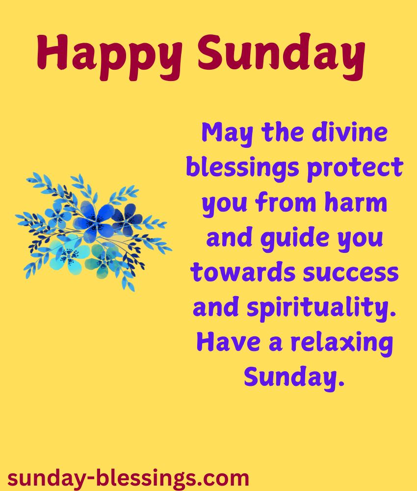 60+ Sunday Blessings Images with Quotes & Prayers 23 Sunday Blessings Image and Quote
