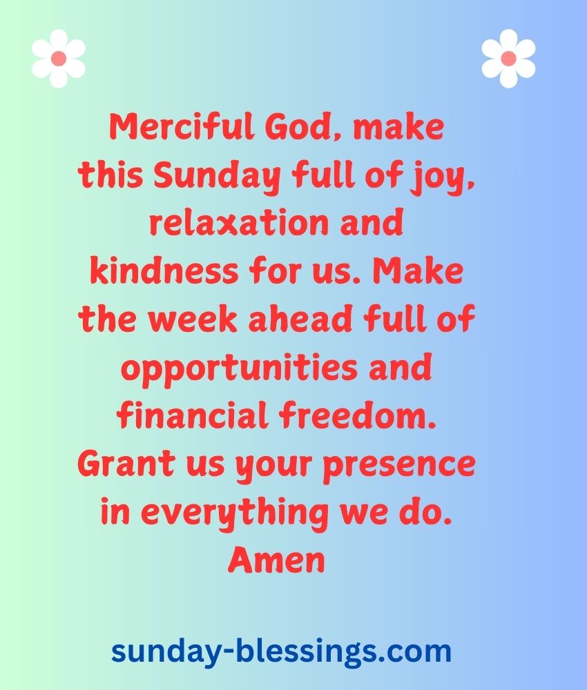 60+ Sunday Blessings Images with Quotes & Prayers 29 Sunday Blessings Image with Prayers