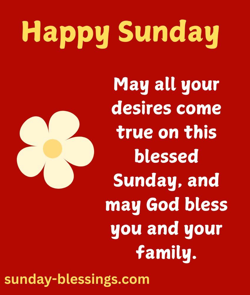 60+ Sunday Blessings Images with Quotes & Prayers 25 Image of Sunday Blessings