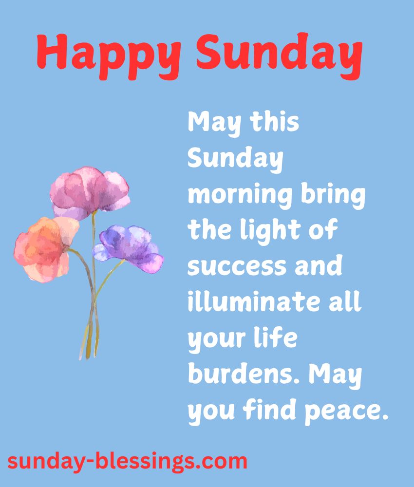 60+ Sunday Blessings Images with Quotes & Prayers 31 Image of Sunday Blessings