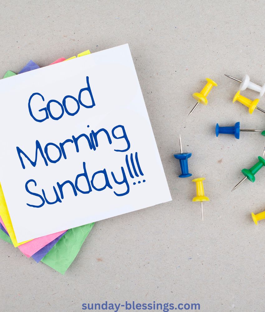 Good Morning Sunday Image