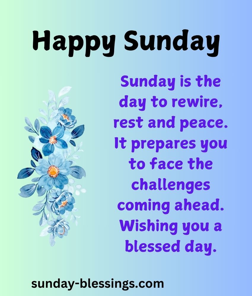 60+ Sunday Blessings Images with Quotes & Prayers 6 Sunday Blessings Image