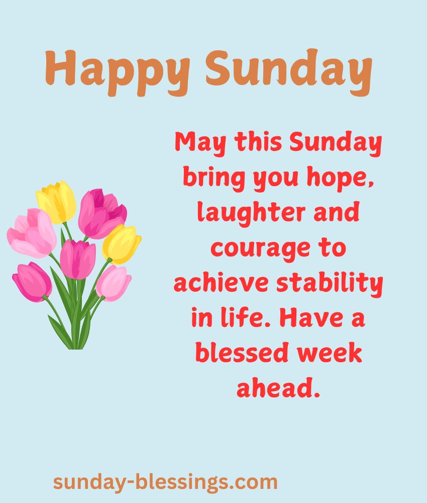 60+ Sunday Blessings Images with Quotes & Prayers 7 Sunday Blessings Image