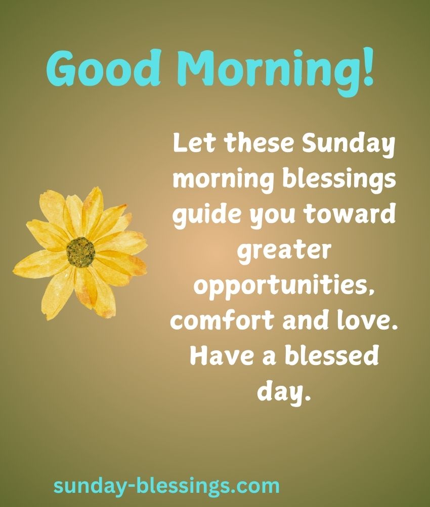 60+ Sunday Blessings Images with Quotes & Prayers 8 Sunday Blessings Image
