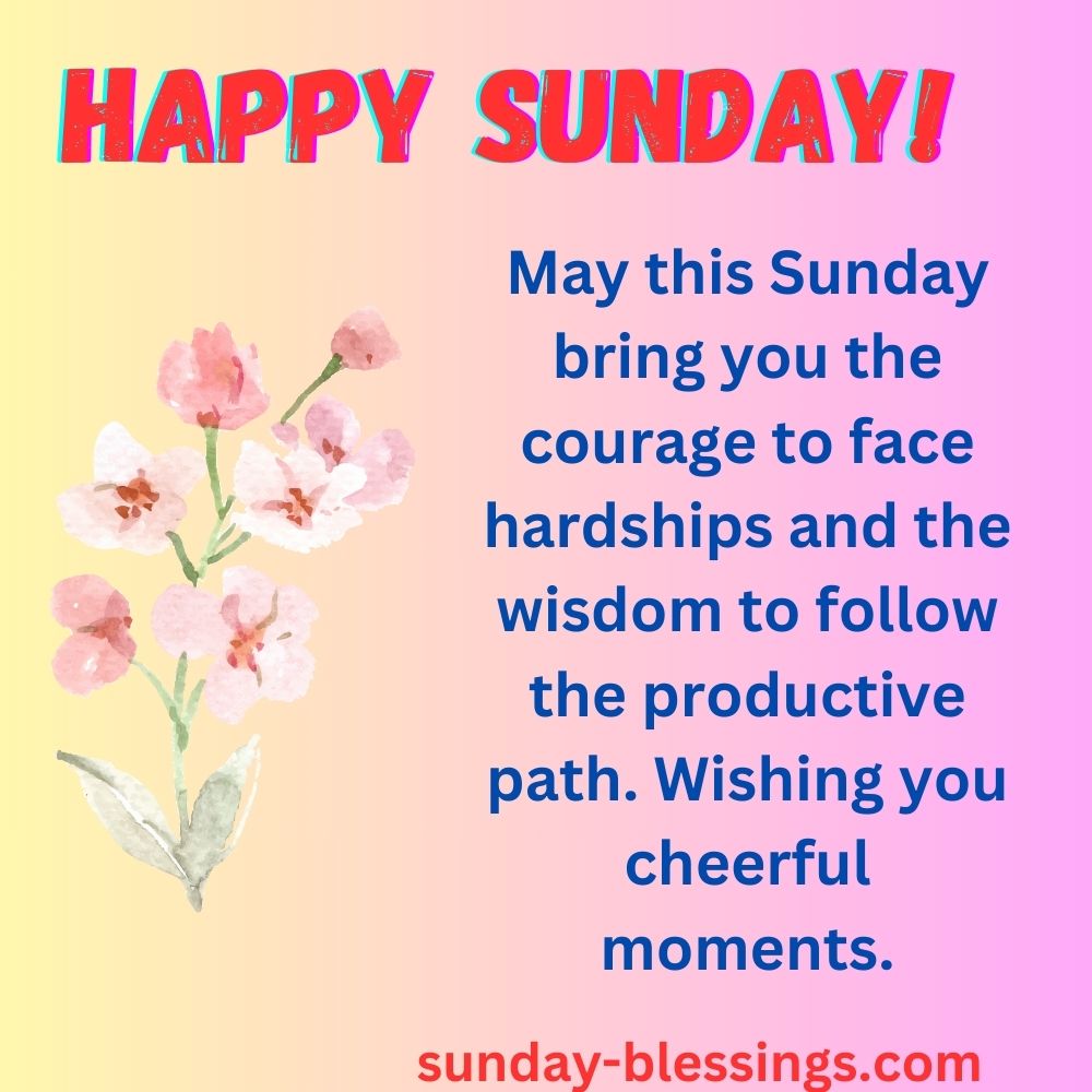 Sunday Blessings Quotes image