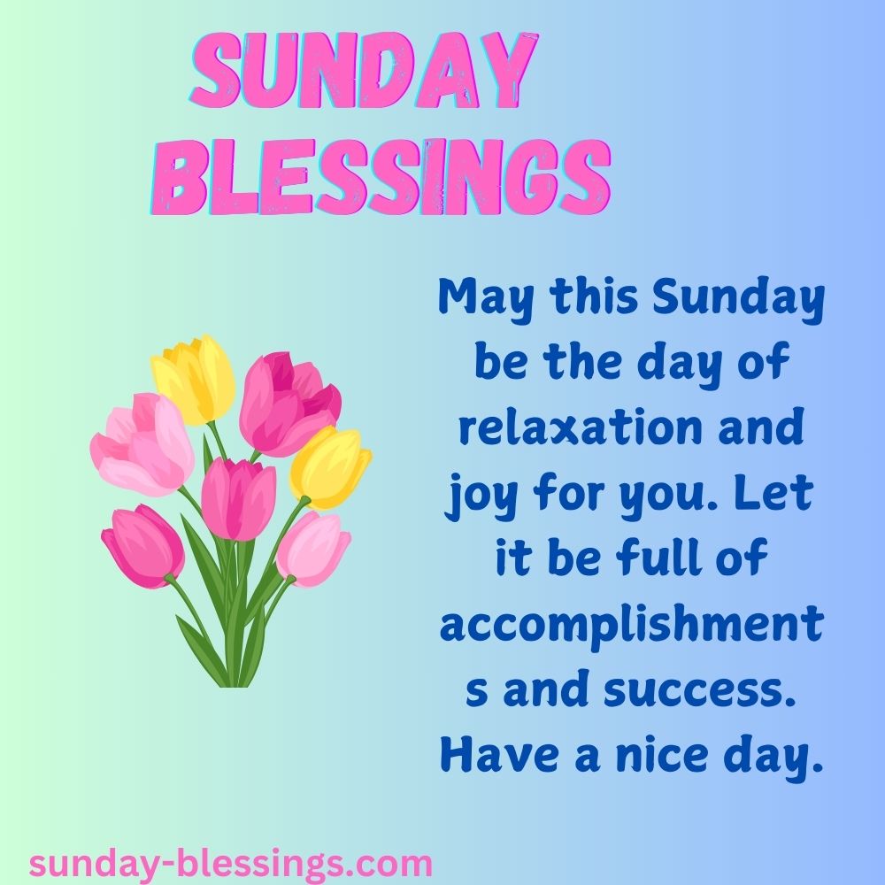 Inspirational Sunday Blessings  image