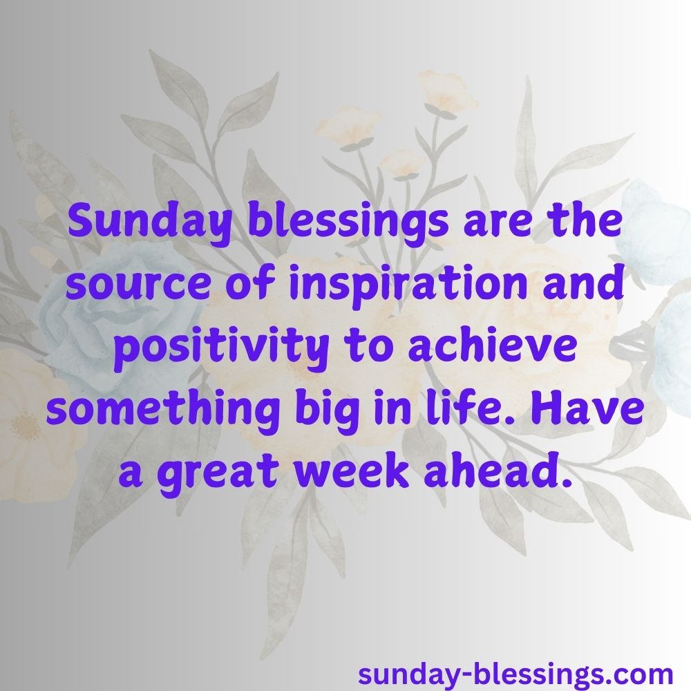 Sunday Blessings Images