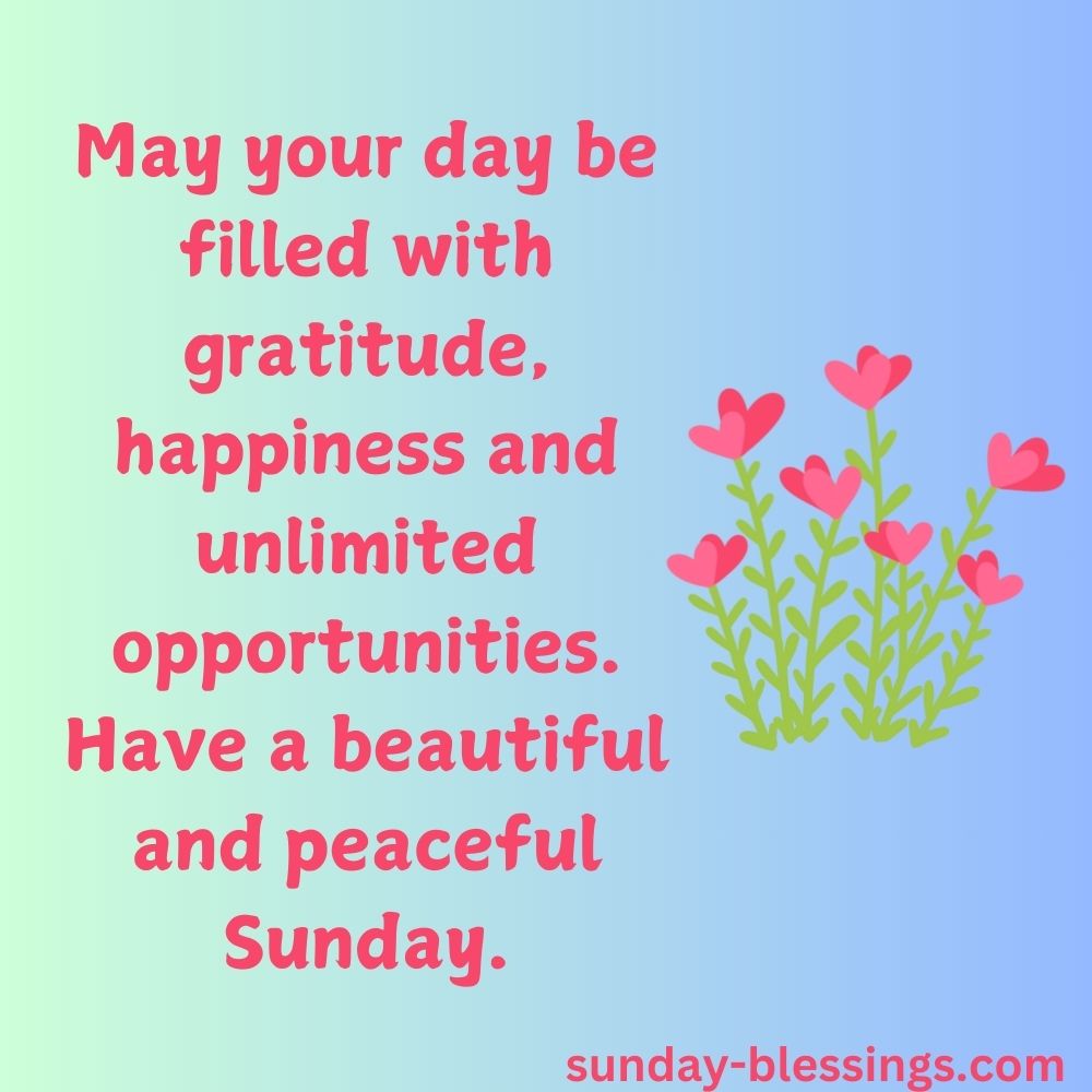 Sunday Blessings