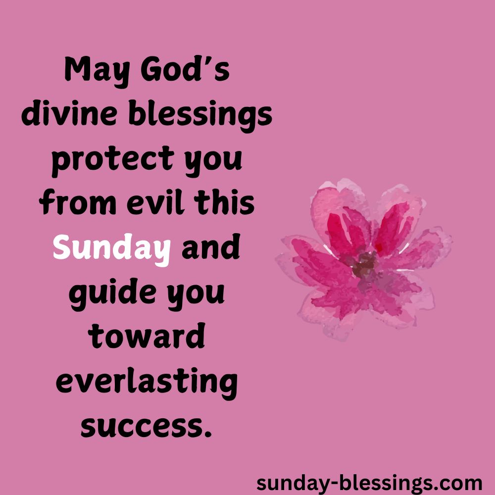 Sunday Blessings Image